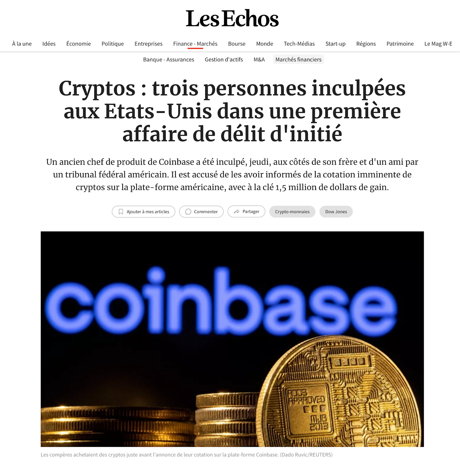 coinbase insider trading